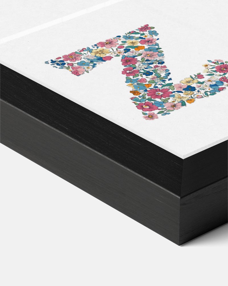 Bloemenpracht Letter Z Poster-WallArtistic