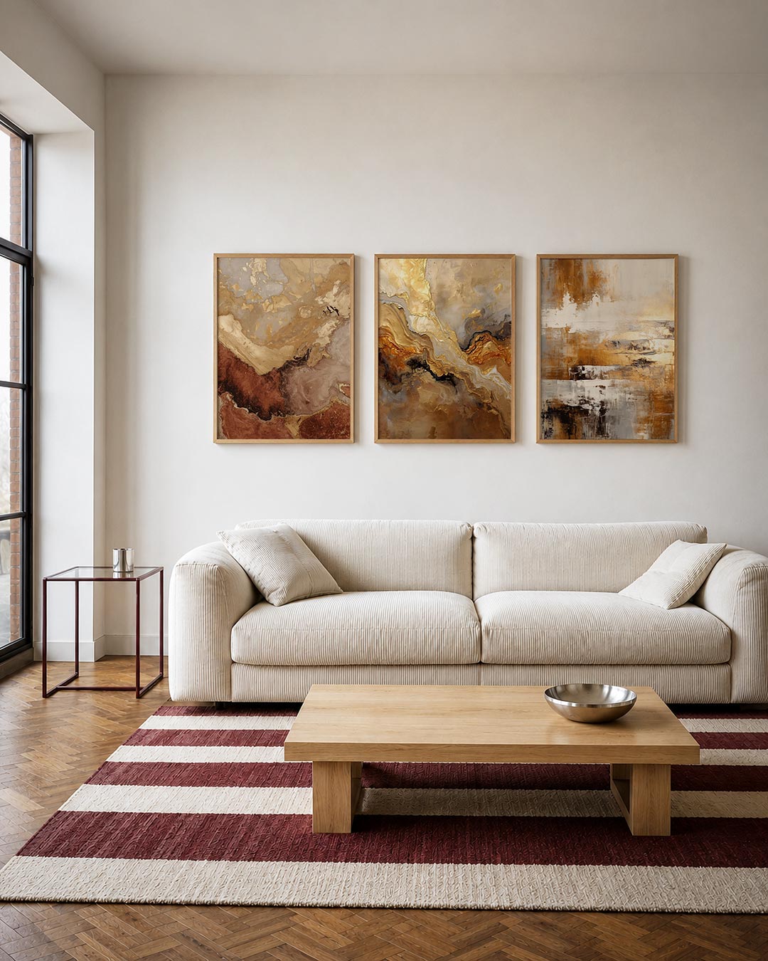 Aardse texturen Posterset