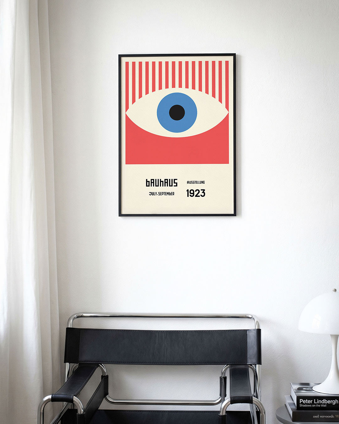 Oog en strepen Poster