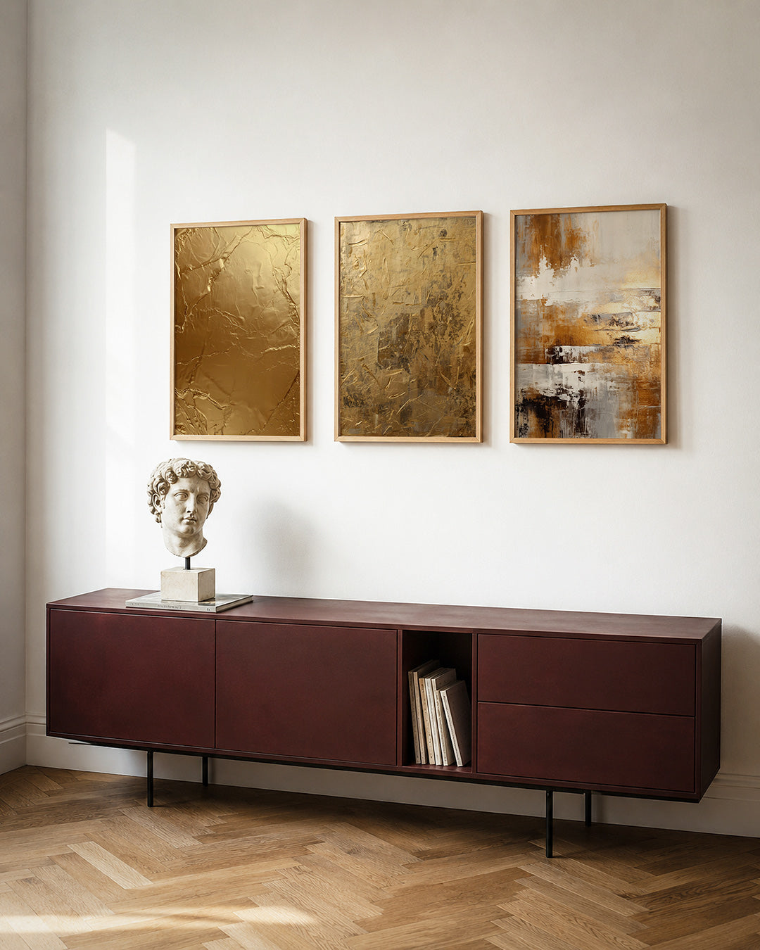 Gouden textuur Posterset