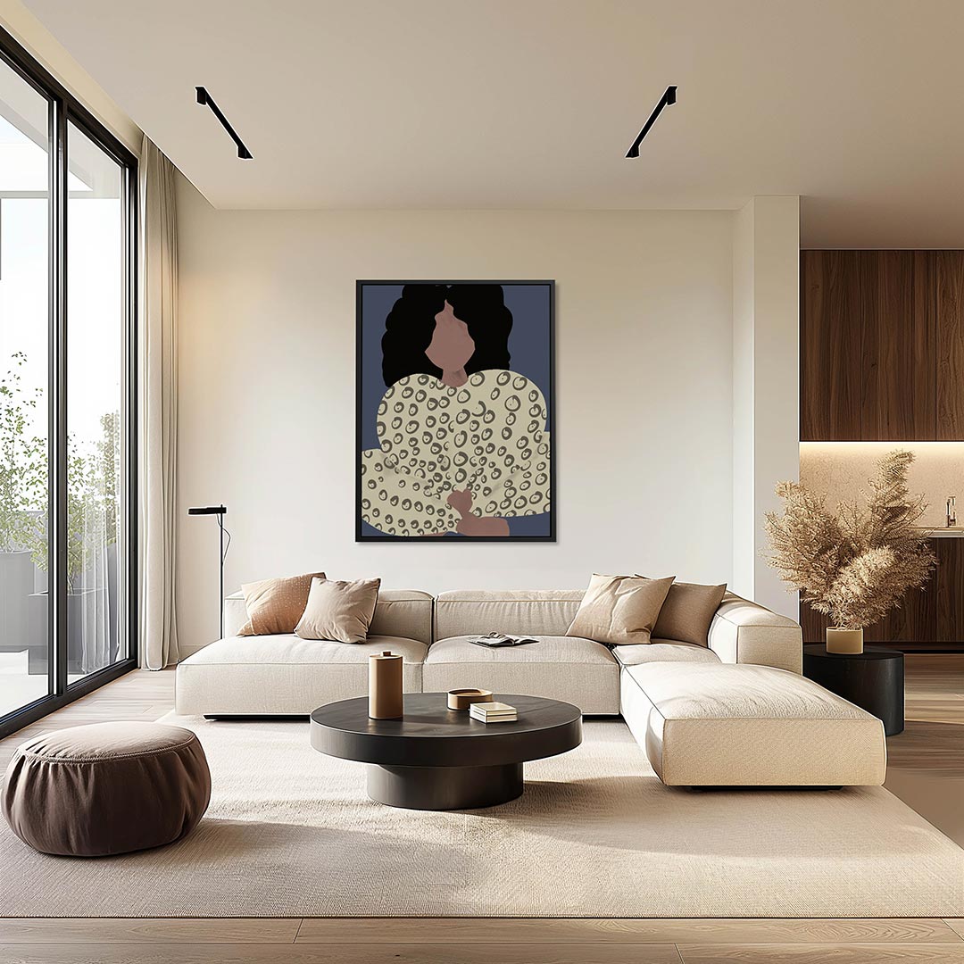 Gestileerde vrouwelijke vorm Kunstwerk