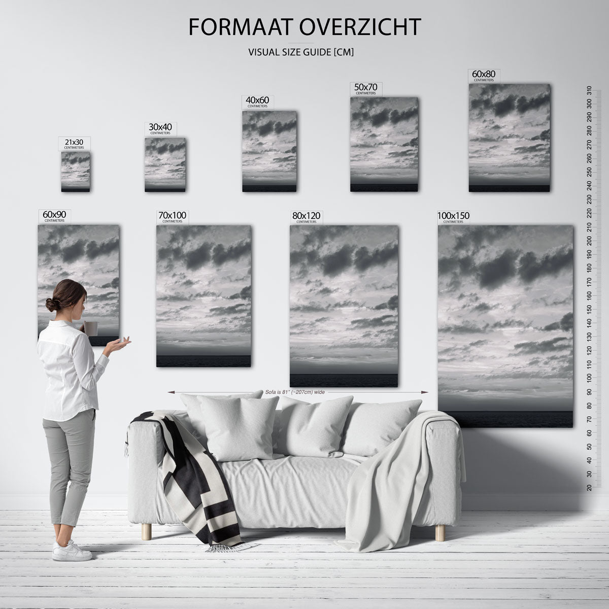 Dramatische lucht Poster