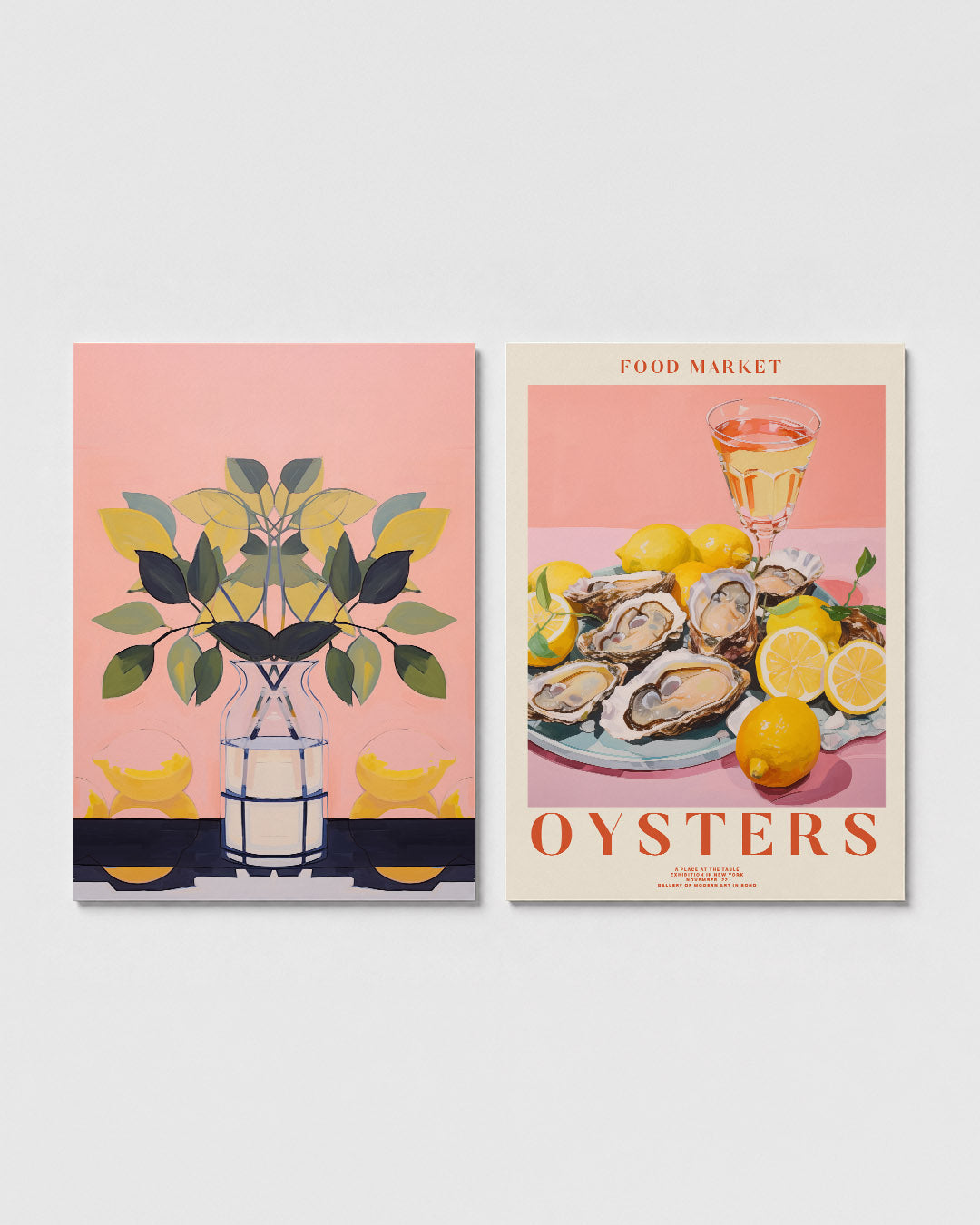 Vormen en bladeren Posterset