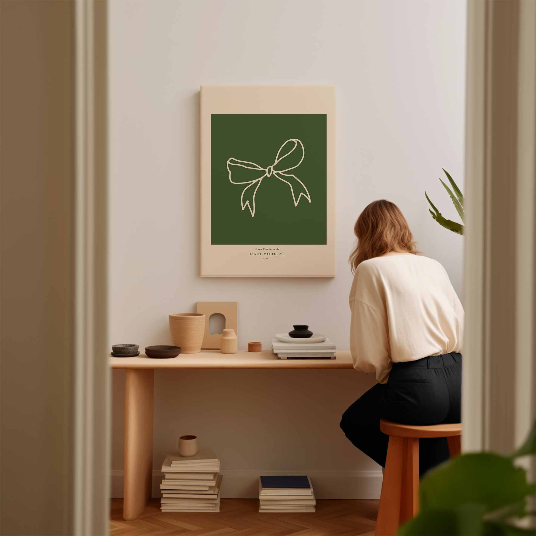 Strik in Eenvoud Kunstwerk-canvas-dibond-plexiglas-wanddecoratie-WallArtistic
