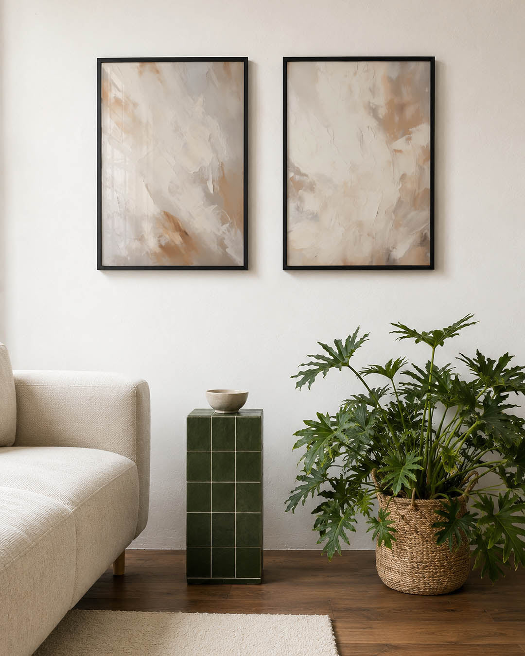 Zachte kleurvlakken Posterset