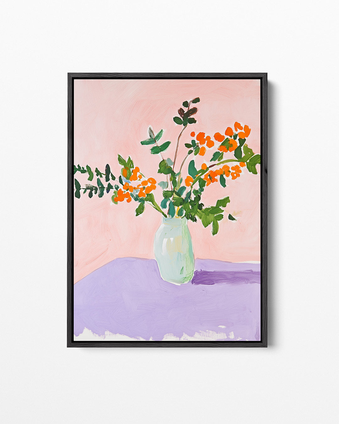 Bloemen in vaas Kunstwerk