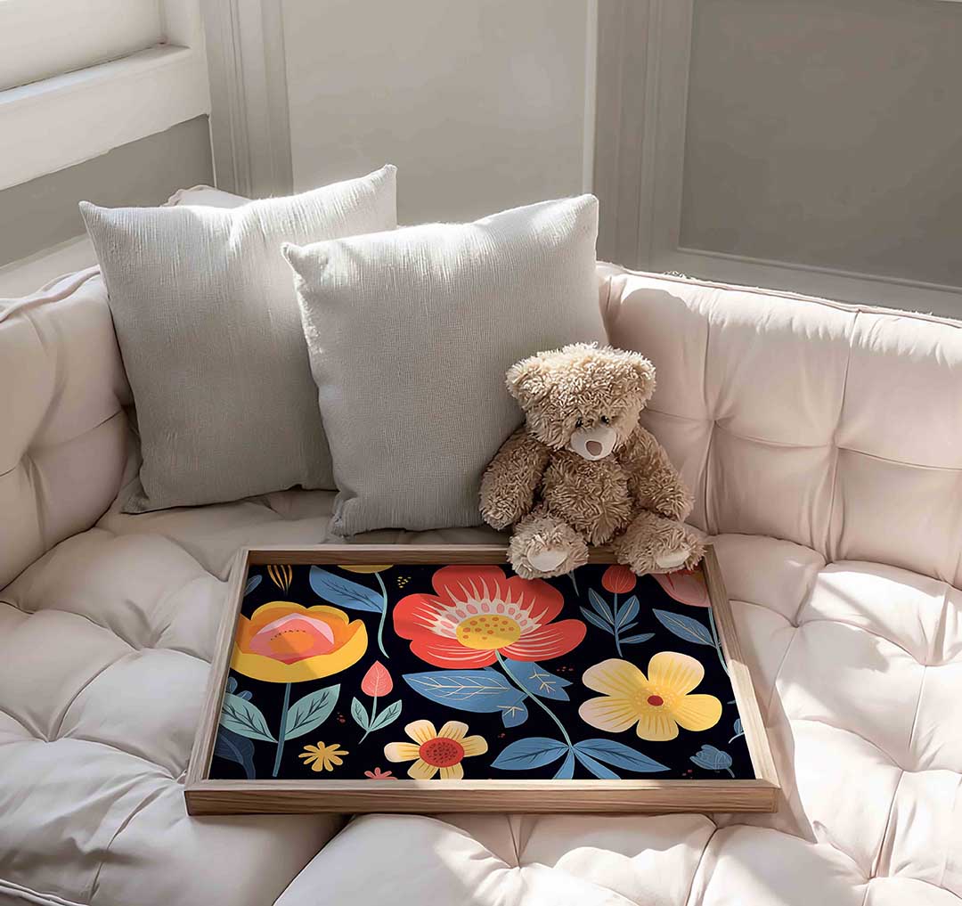 Bloemen en bladeren Poster