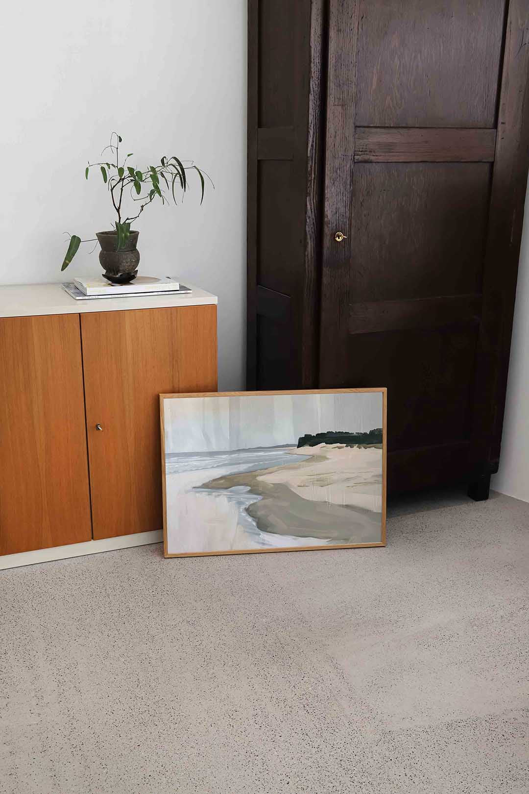 Strand en zee Poster