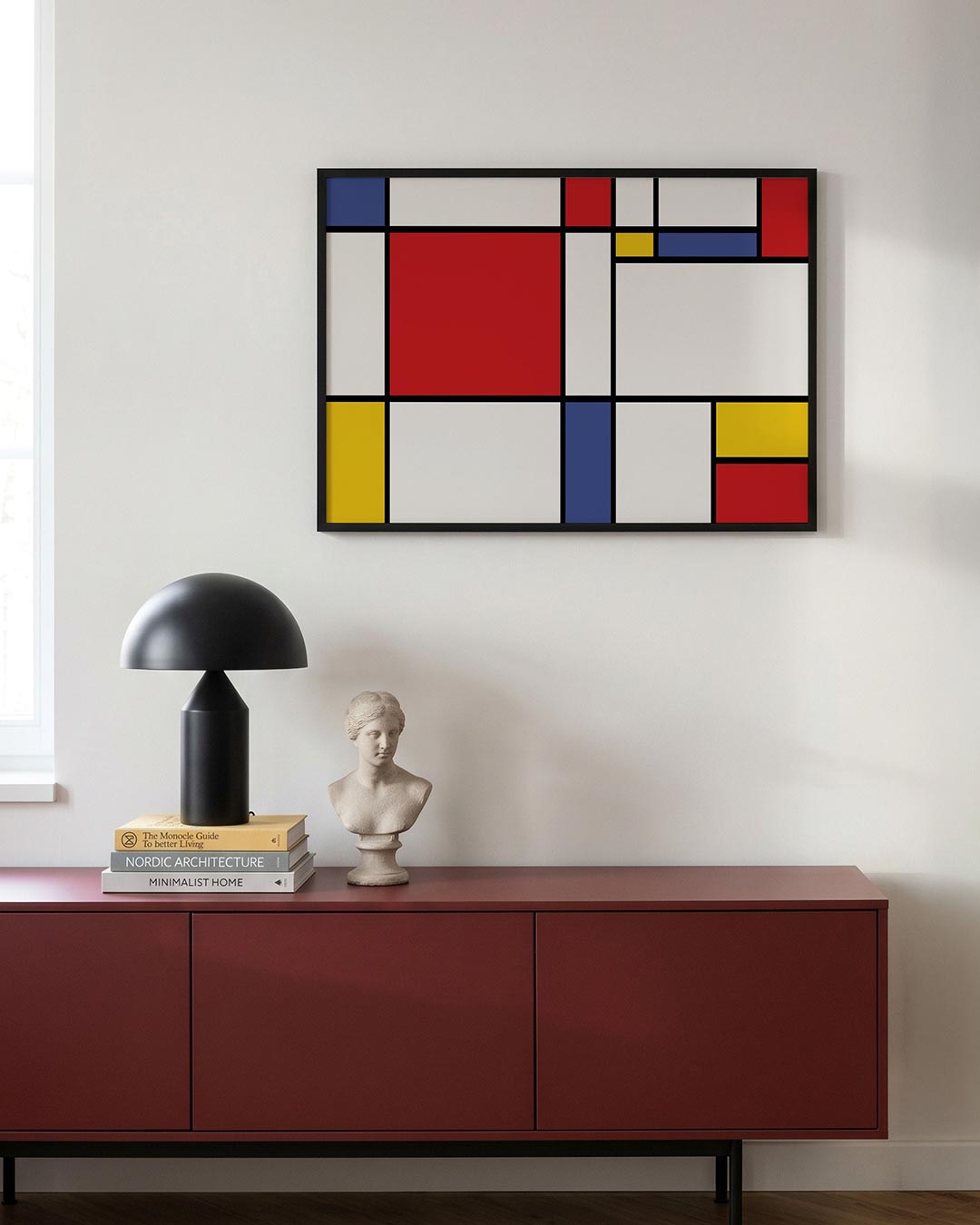 Vlakverdeling en kleur Poster