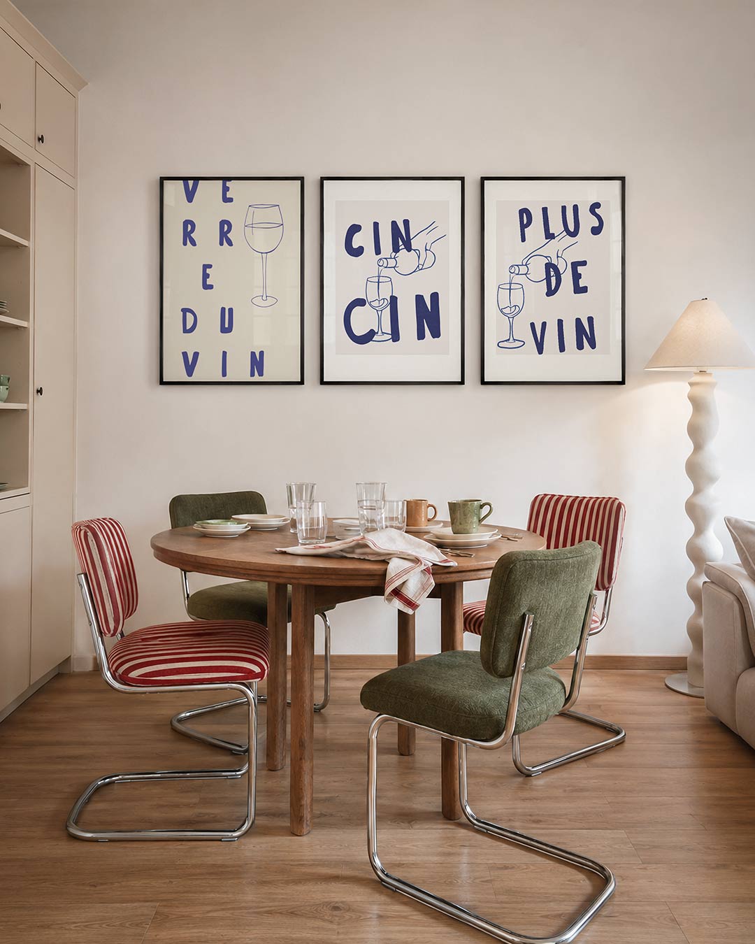 Lijnen en letters Posterset