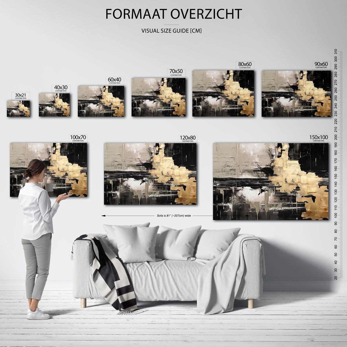 Abstracte vormen Poster