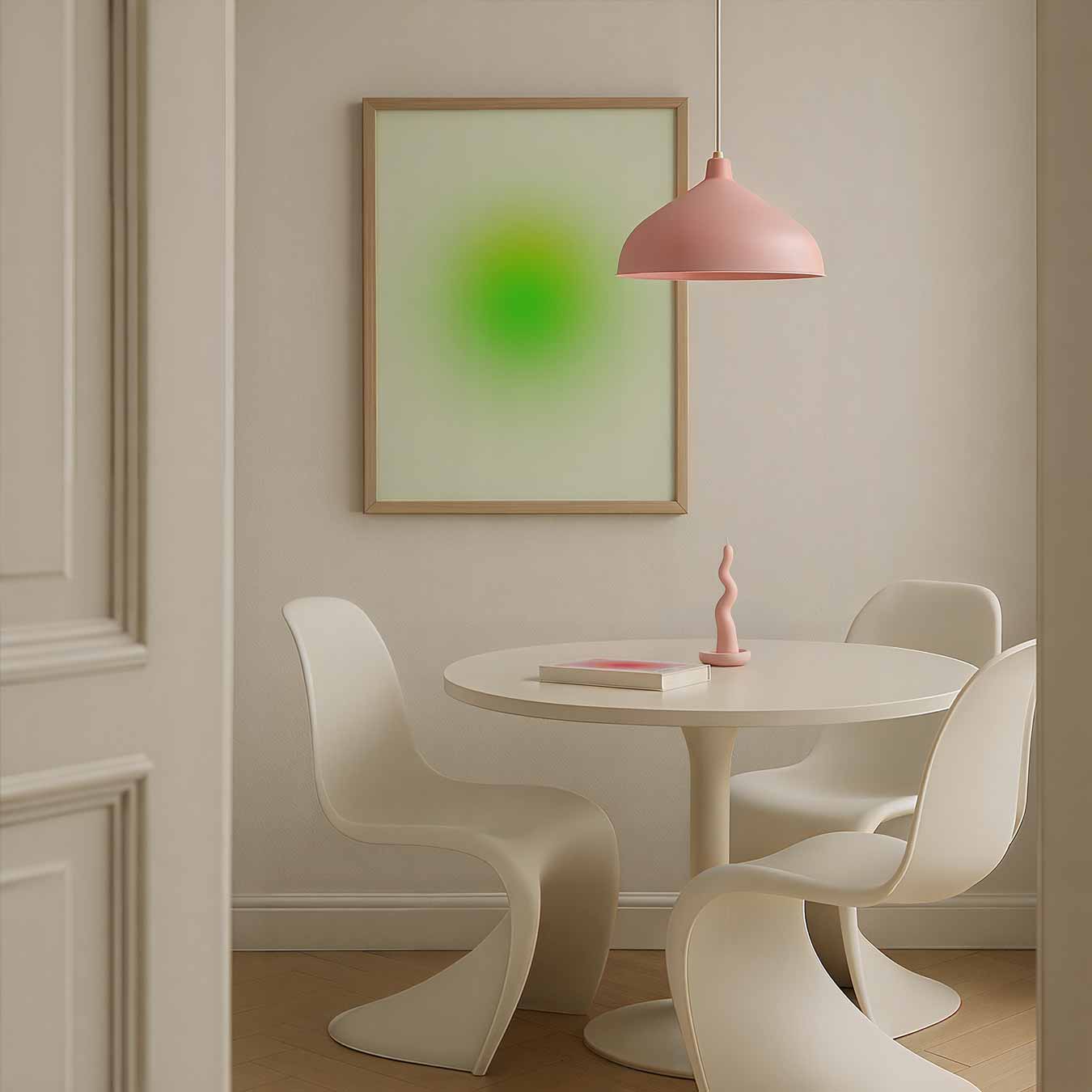 Groene Zen Cirkel Poster-WallArtistic