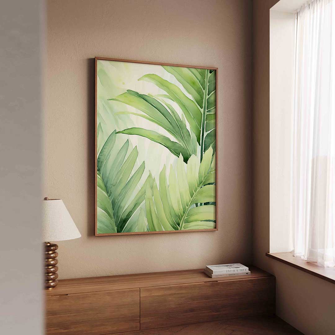 Groene bladeren Poster