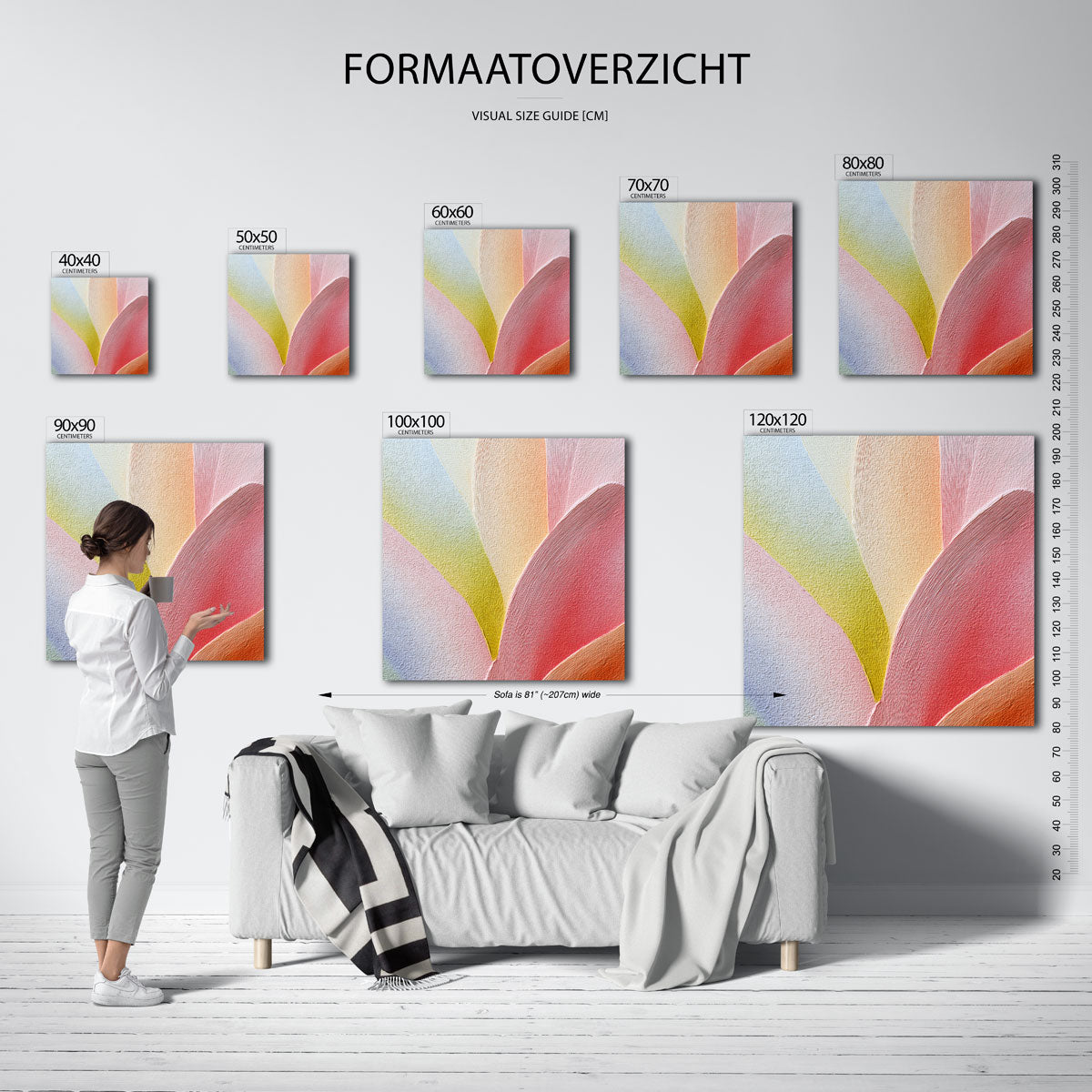 Gekleurde vormen Poster