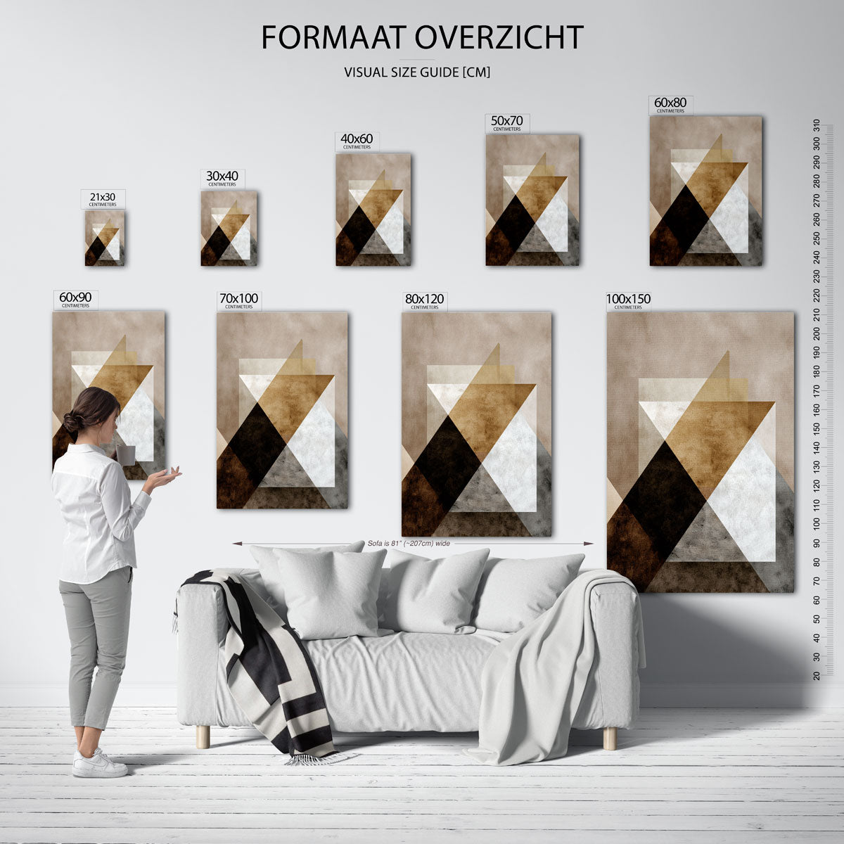 Geometrische vormen Poster