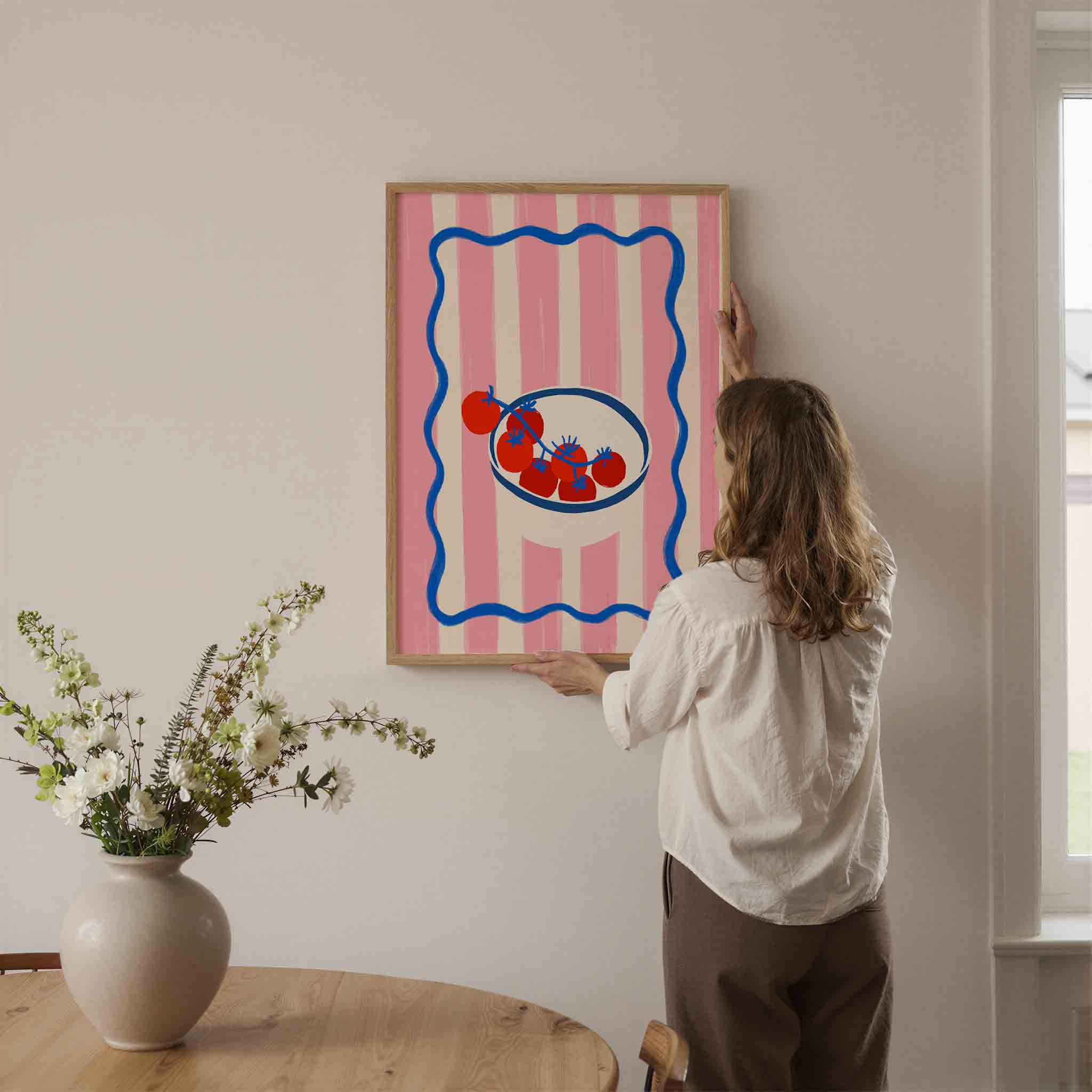 Tomaten in schaal Poster