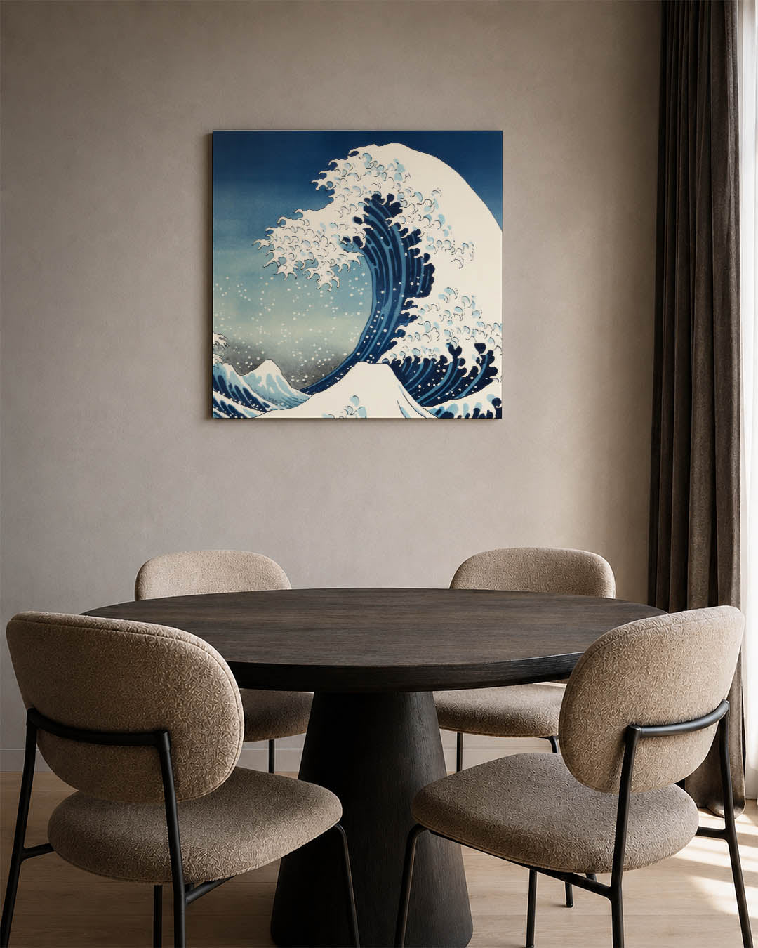 Dynamische golf Kunstwerk