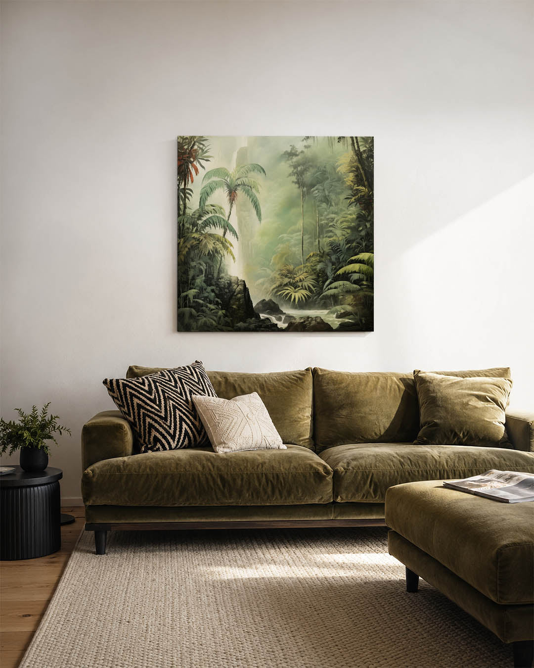 Tropisch landschap Kunstwerk