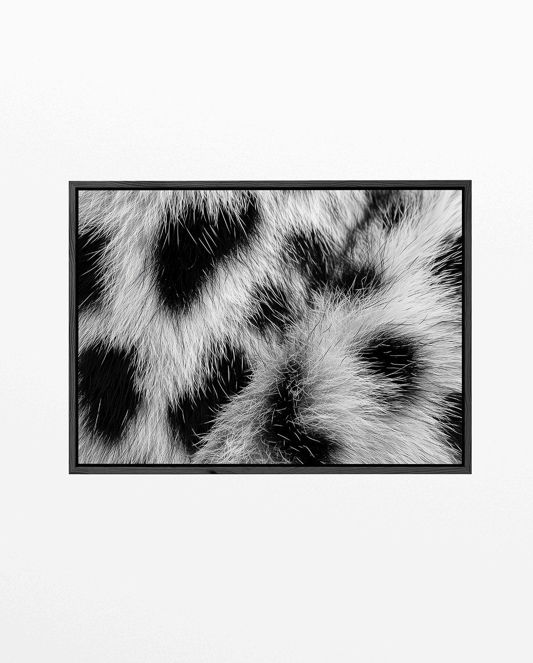 Zwart wit vachtpatroon Kunstwerk