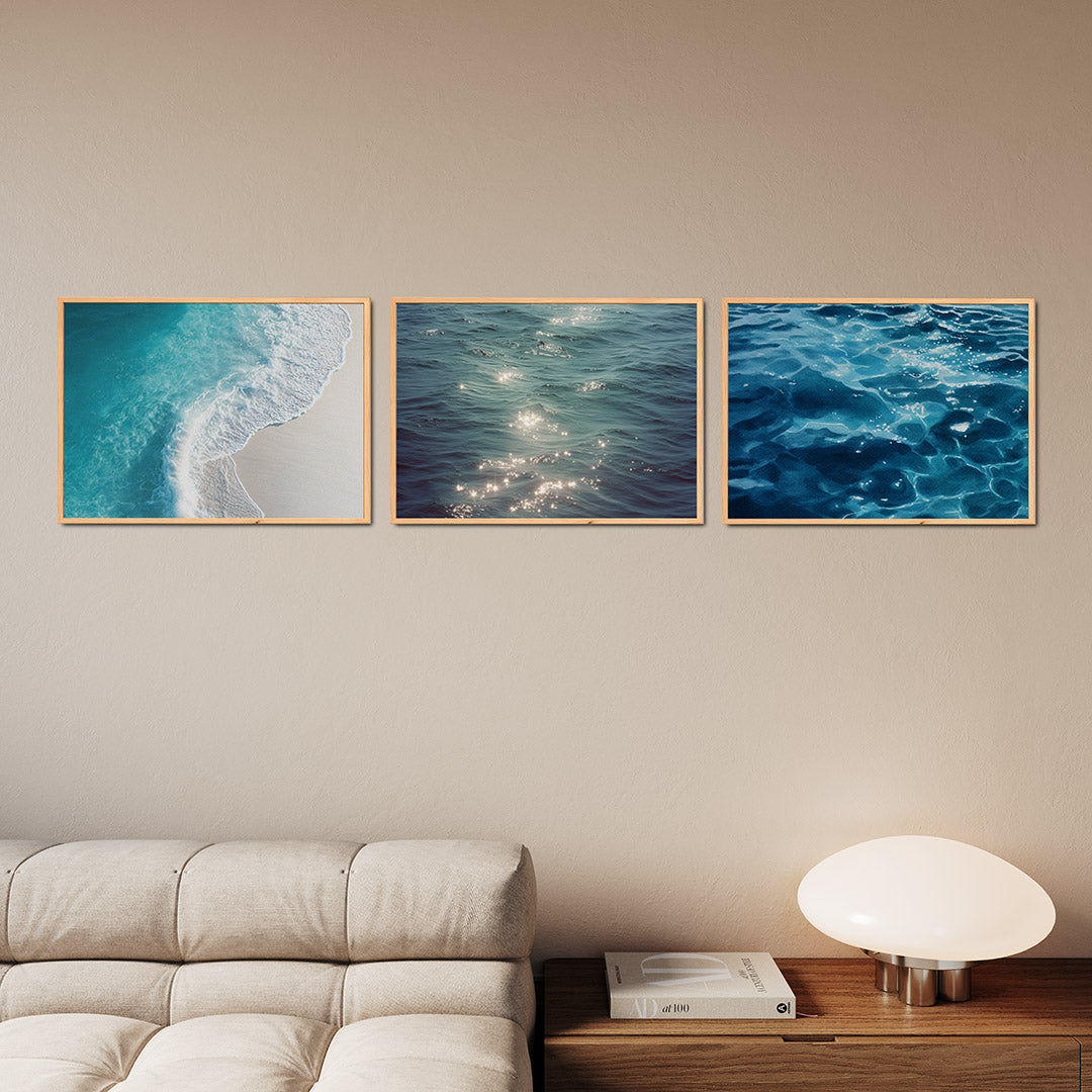 Zee en strand Posterset