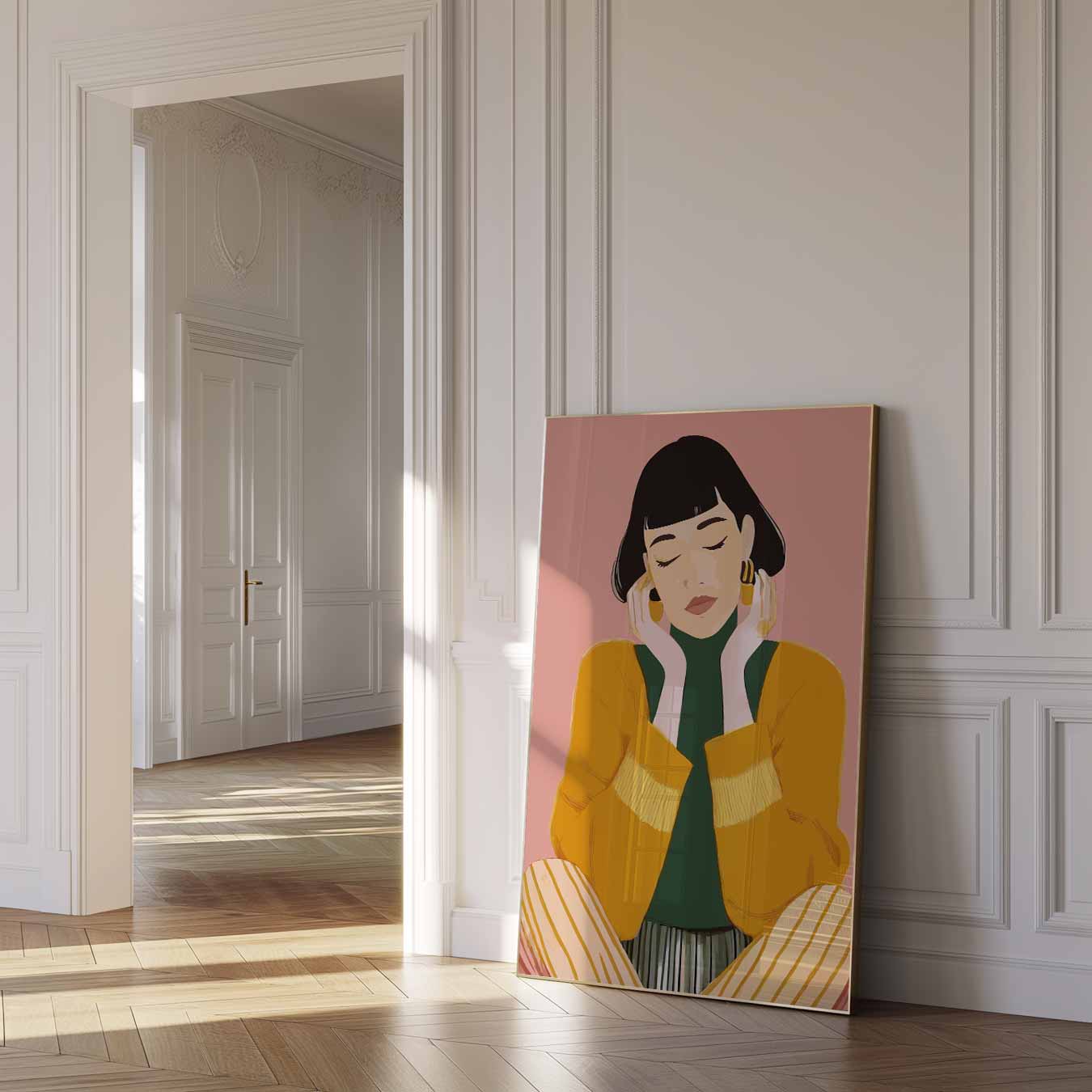 Dromerige Stijlicoon Poster-WallArtistic
