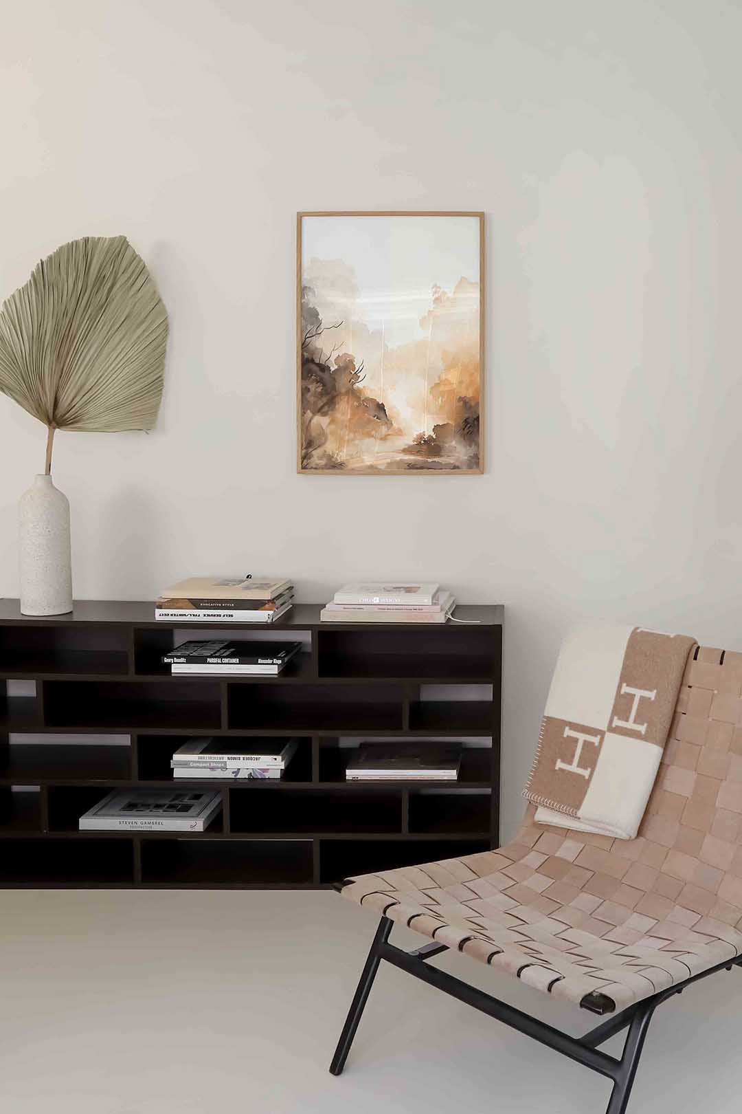 Landschap met bomen Poster
