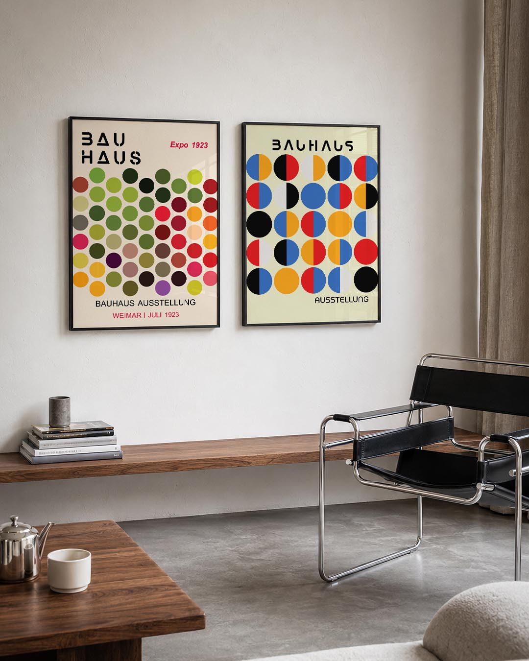 Kleurrijke cirkelpatronen Posterset