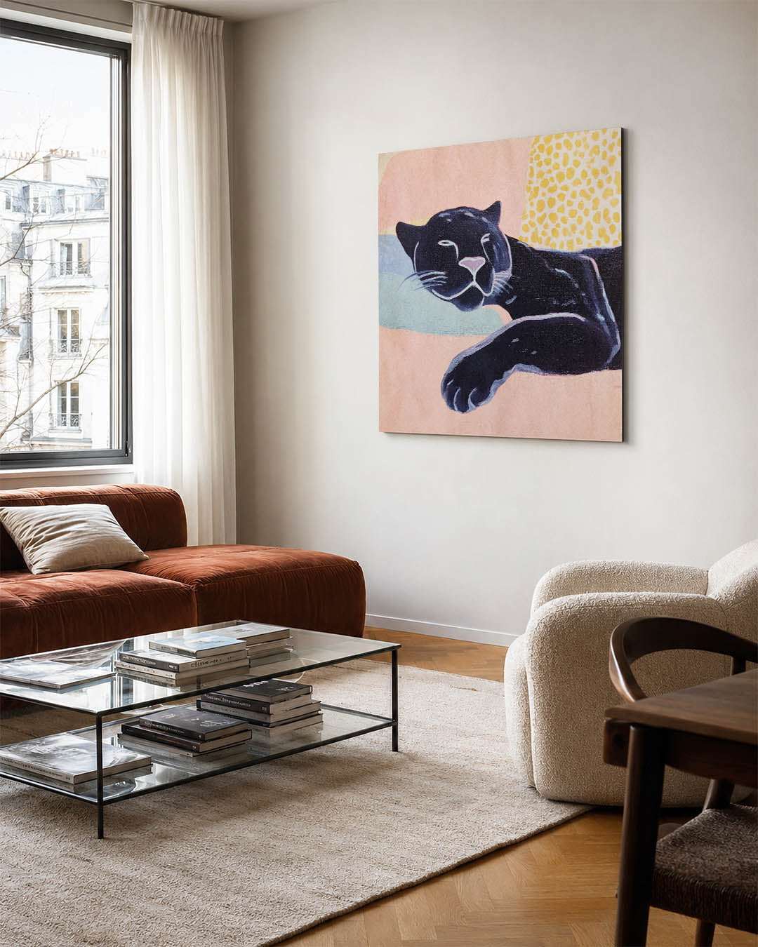 Dromerige panter Kunstwerk