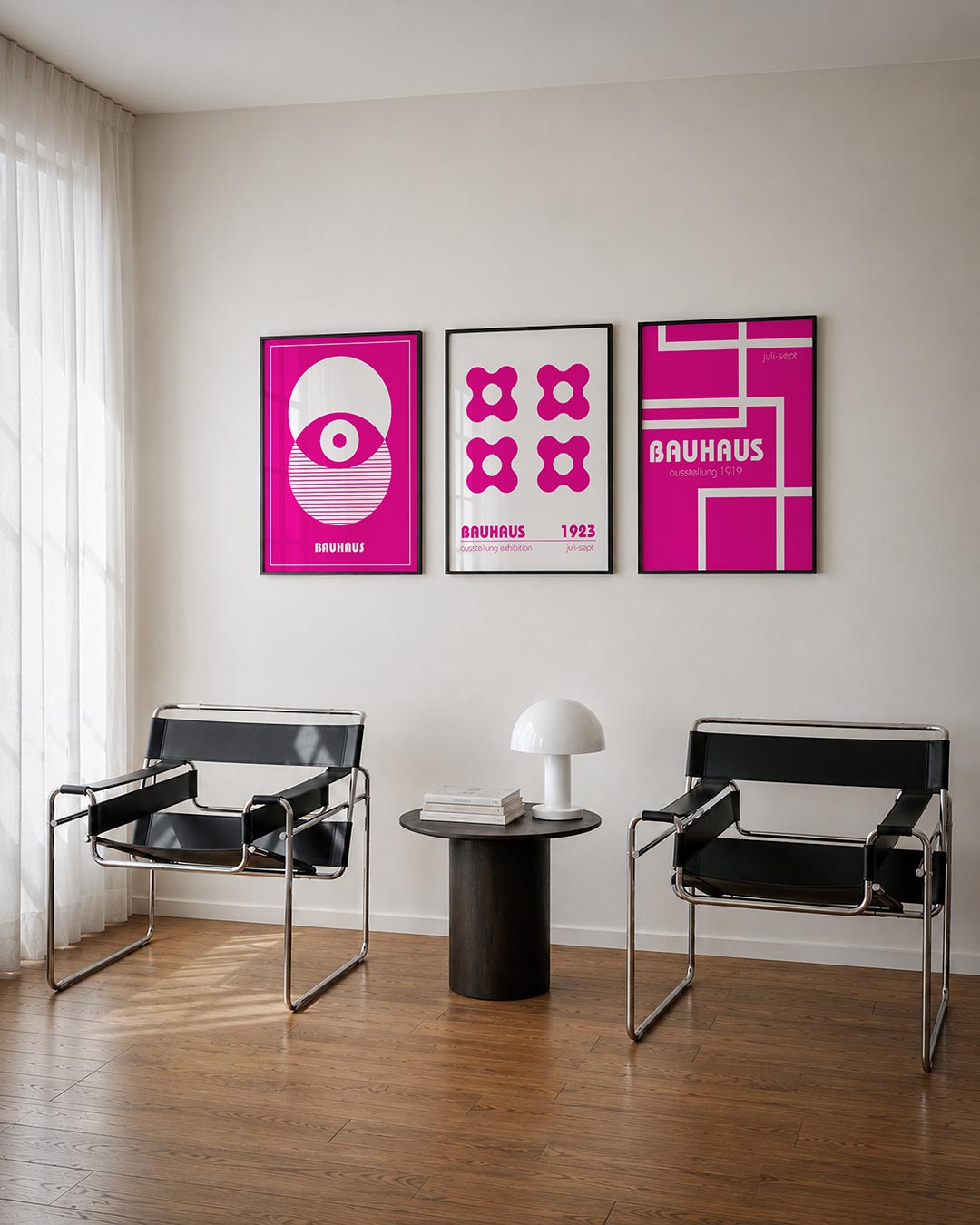 Cirkel en strepen Posterset