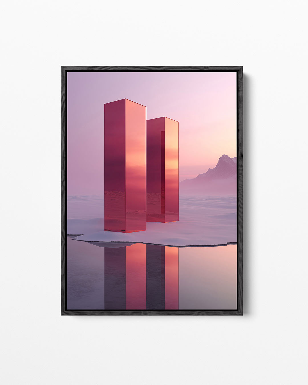 Reflecterende torens Kunstwerk