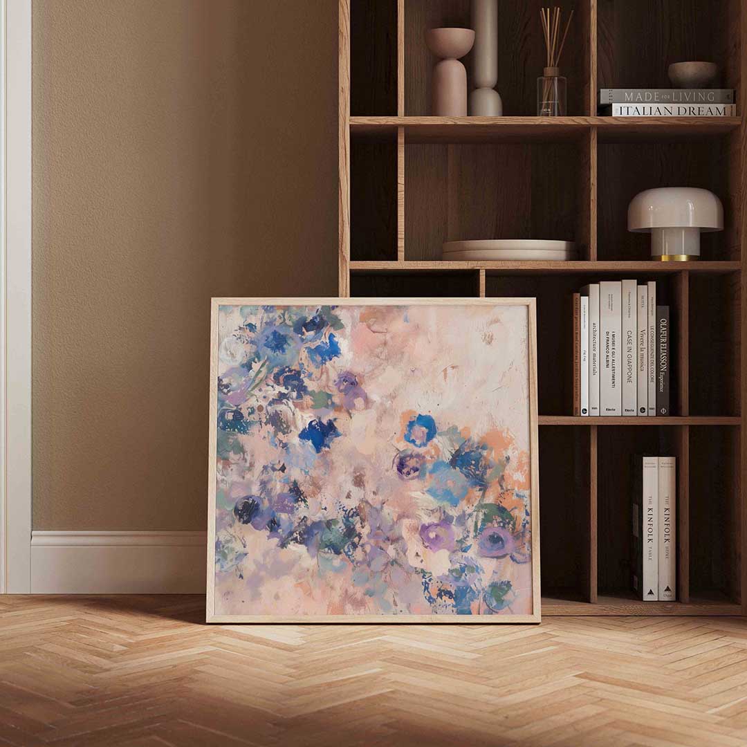 Abstracte bloemen Poster