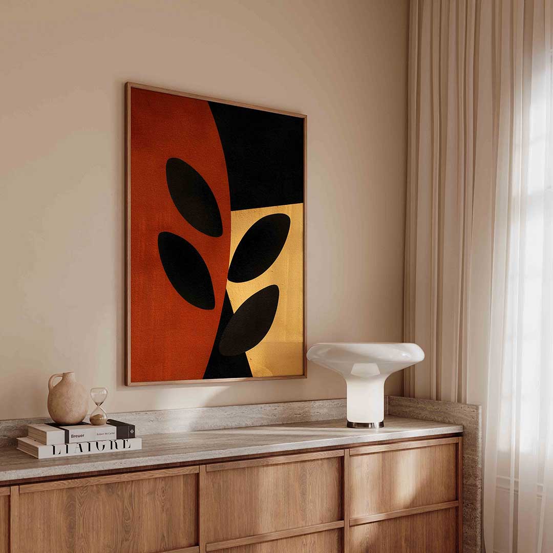 Abstracte vormen Poster