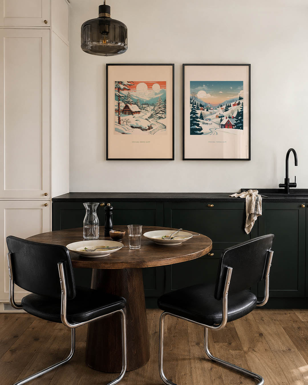Winterlandschap Posterset
