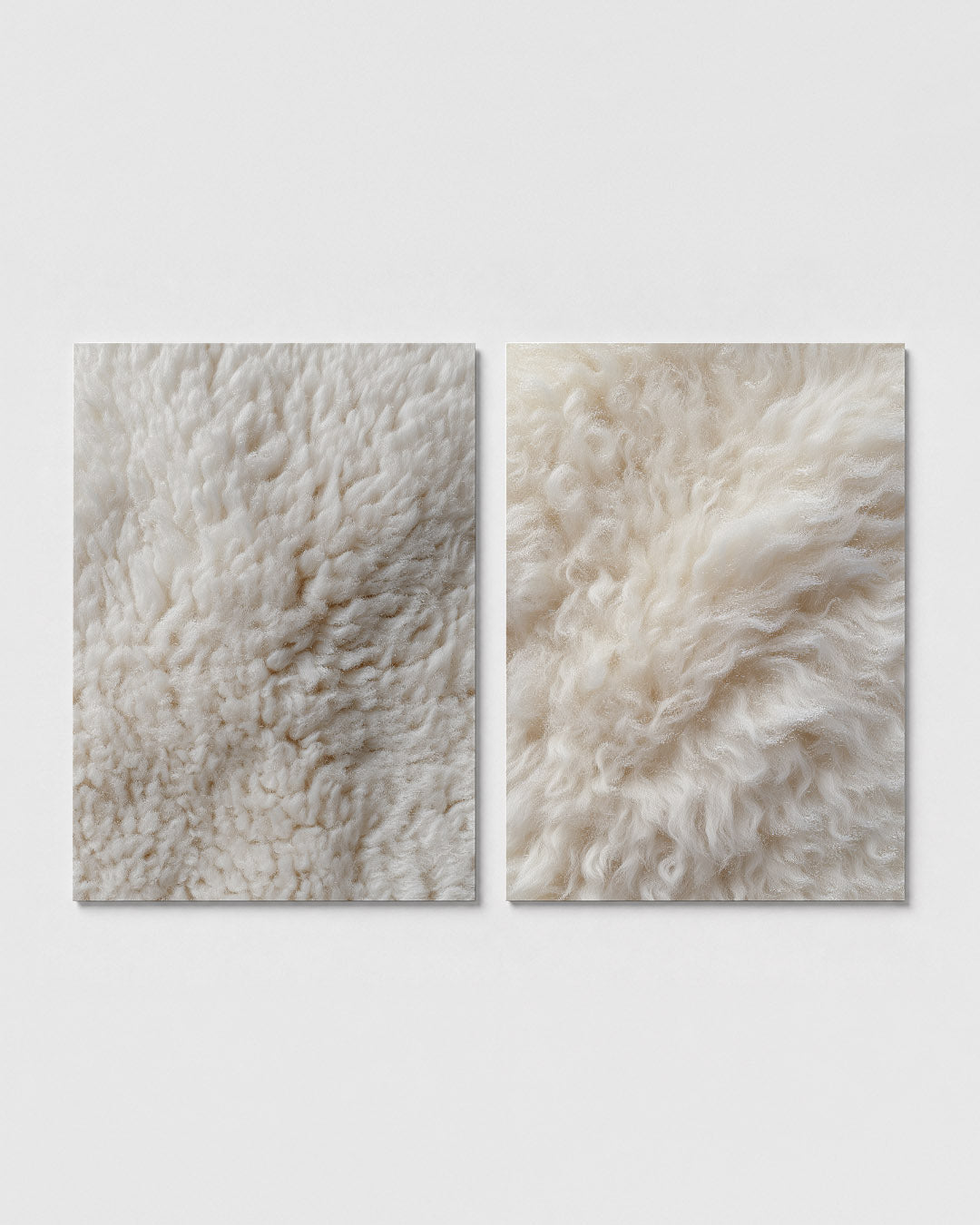 Wollige textuur Posterset
