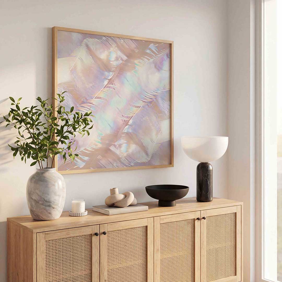 Pastel abstractie Poster