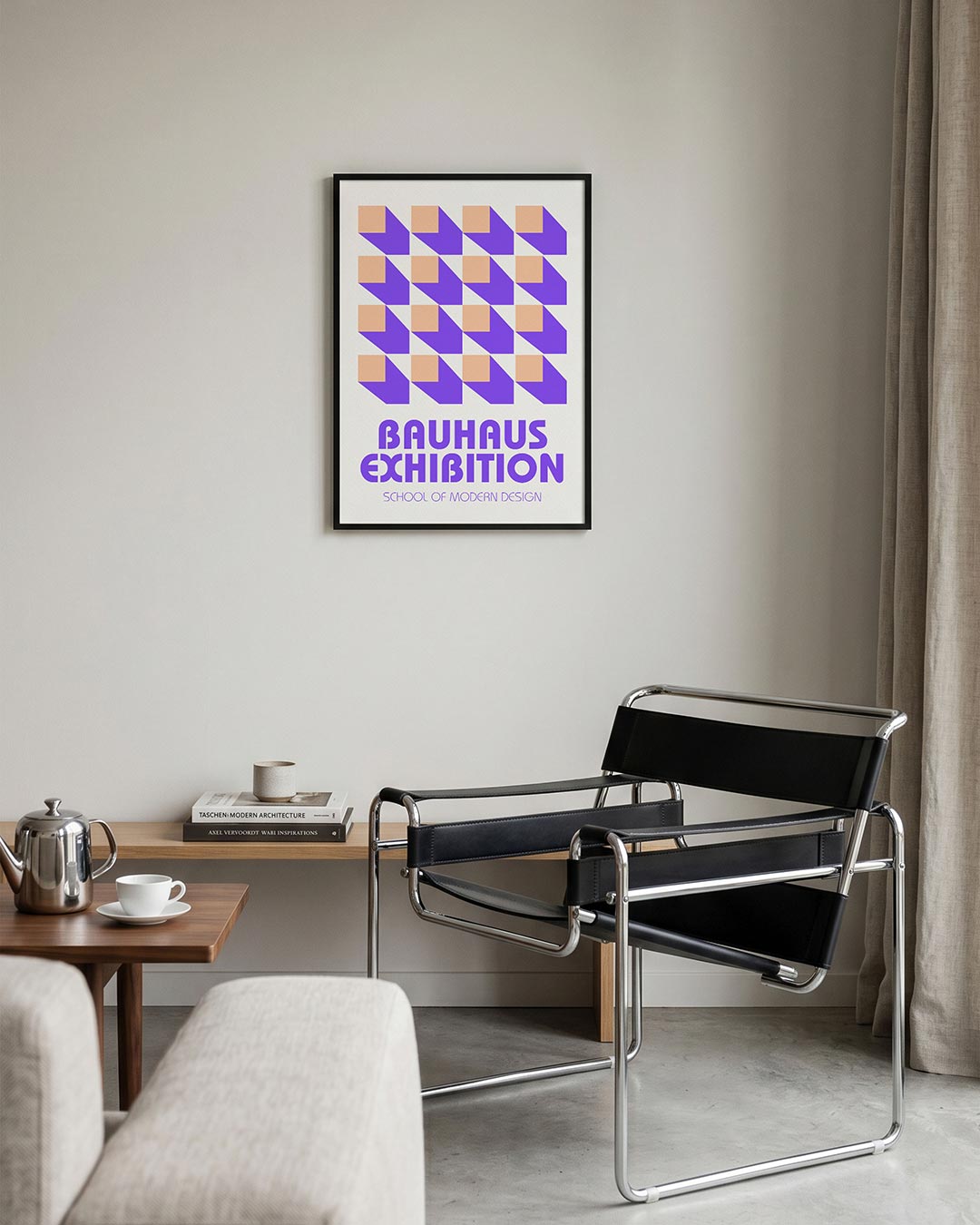 Vorm en schaduw Poster