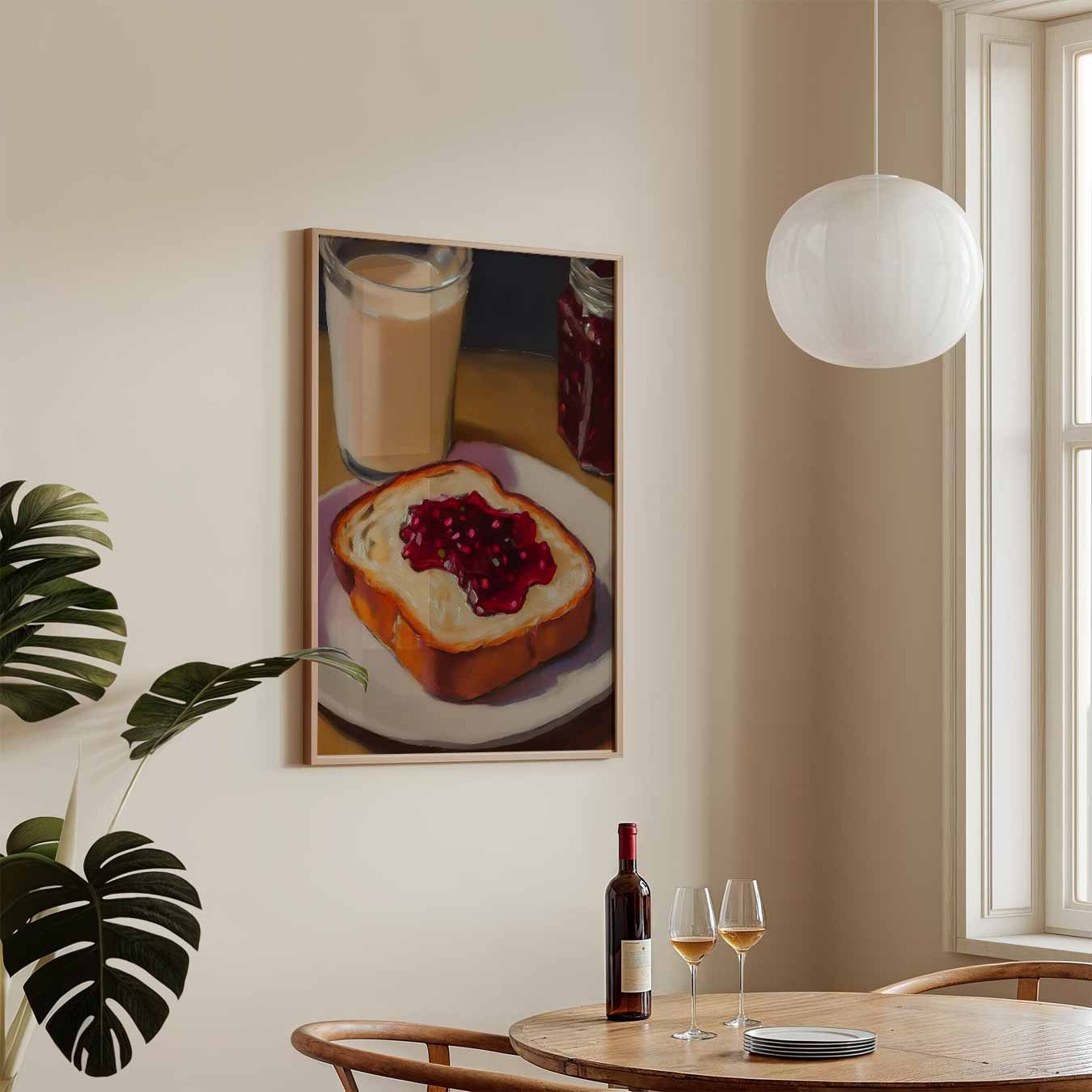 Ontbijt Nostalgie Poster-WallArtistic