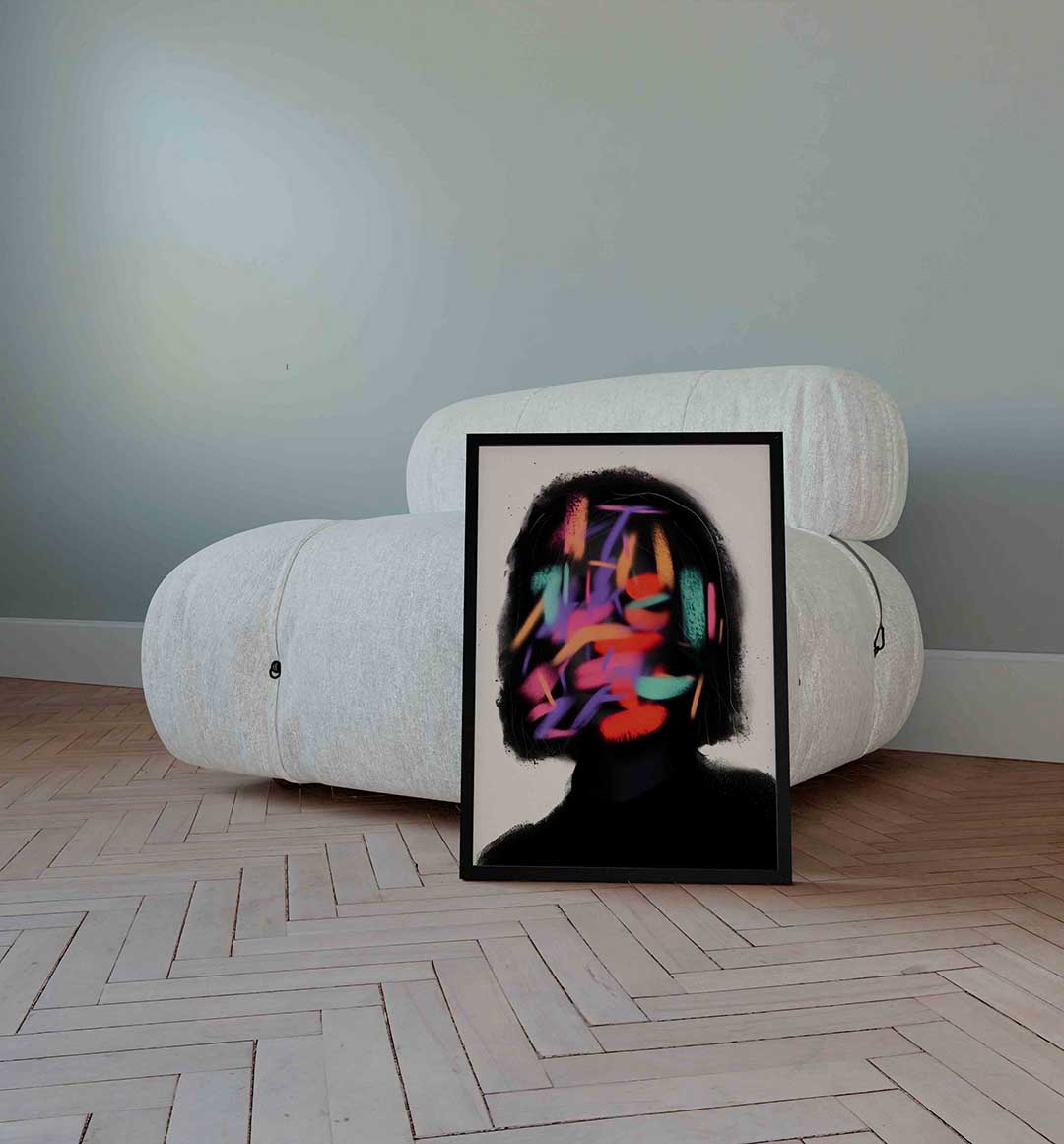 Abstracte vormen Poster