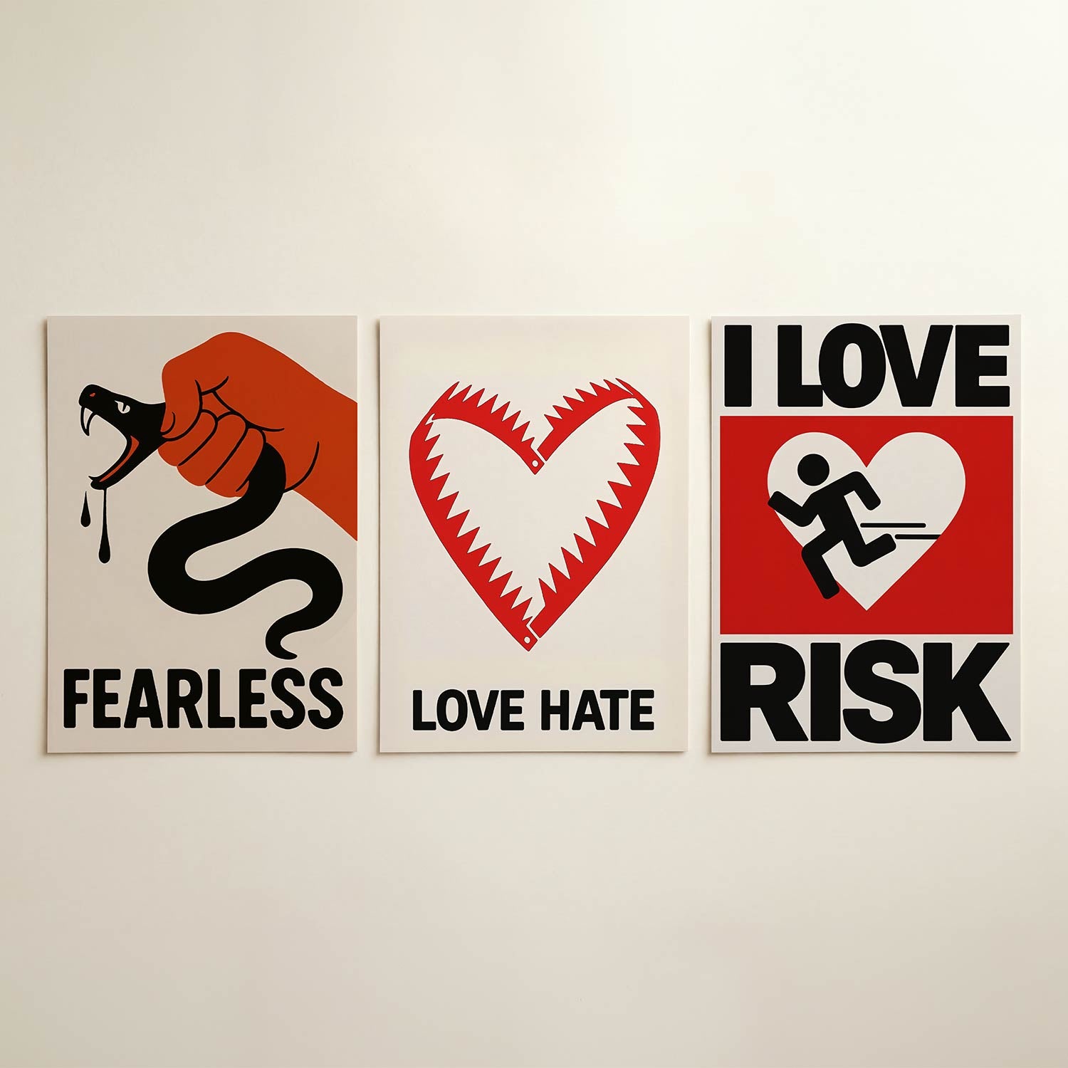 Kracht en beheersing Posterset