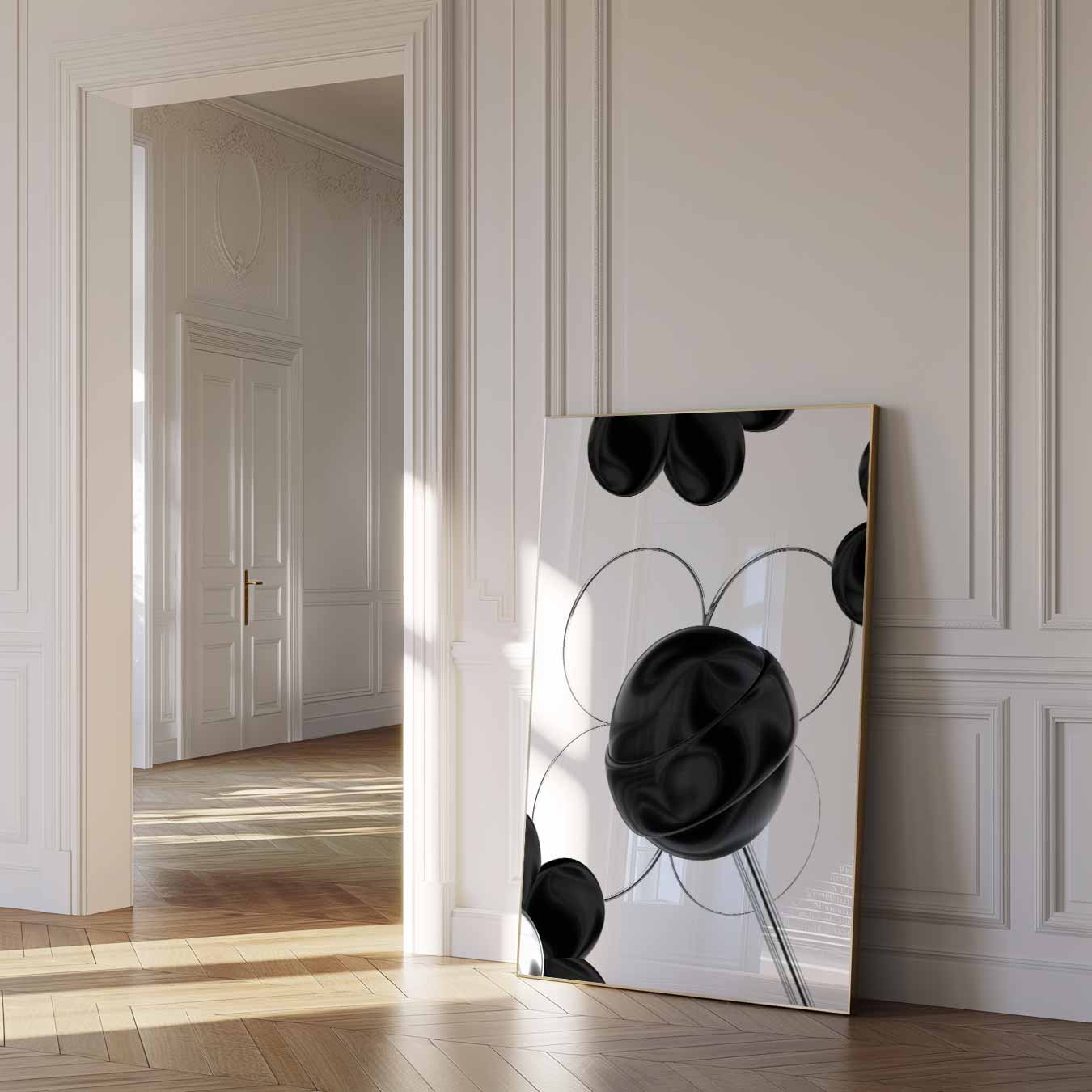 Modern Minimalistische Bloemenposter-WallArtistic