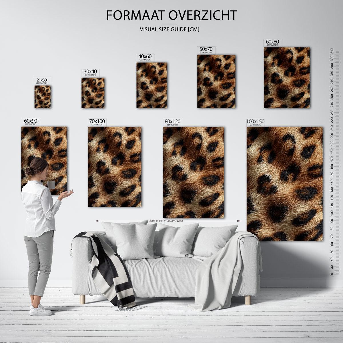 Luipaardprint Poster