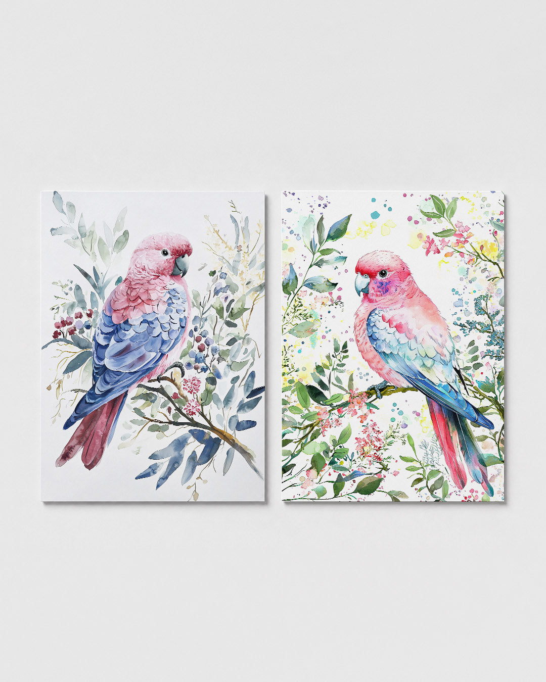 Vogels en bladeren Posterset