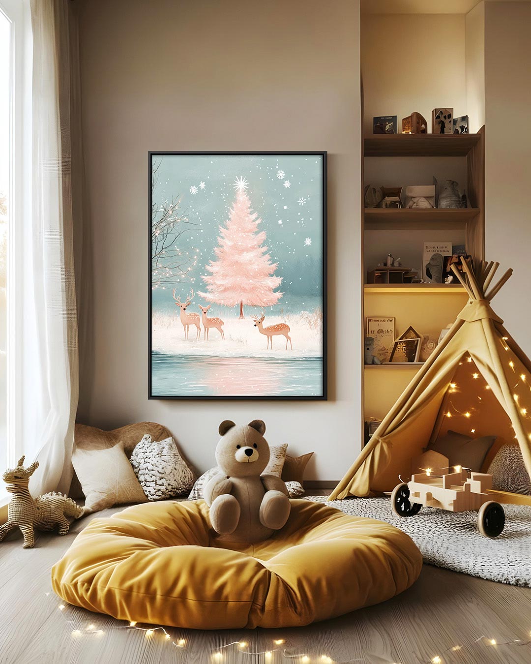 Winterlandschap Kunstwerk