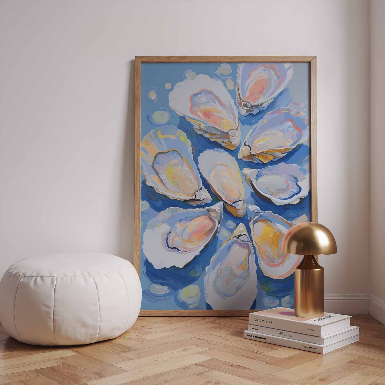 Elegant Oester Kunstwerk Poster-WallArtistic