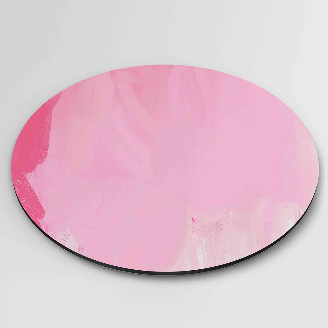Roze tinten Muurcirkel