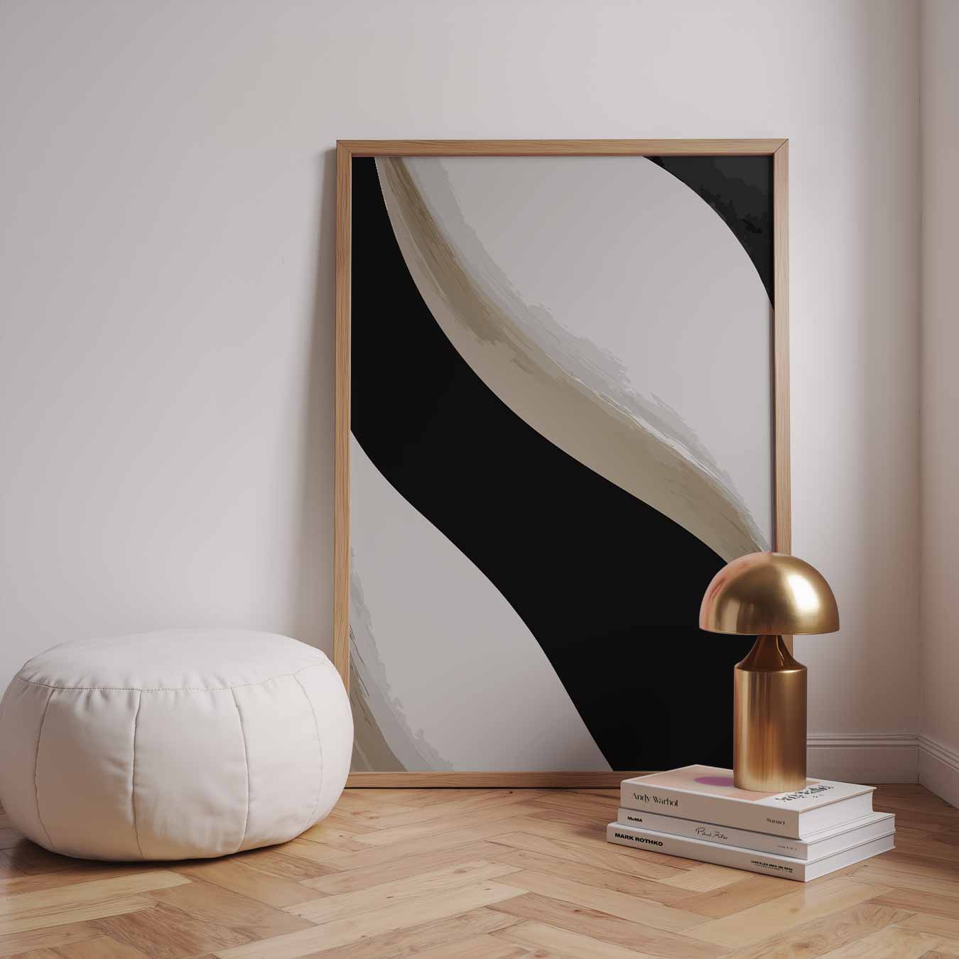 Moderne Abstracte Kunstprint Poster-WallArtistic