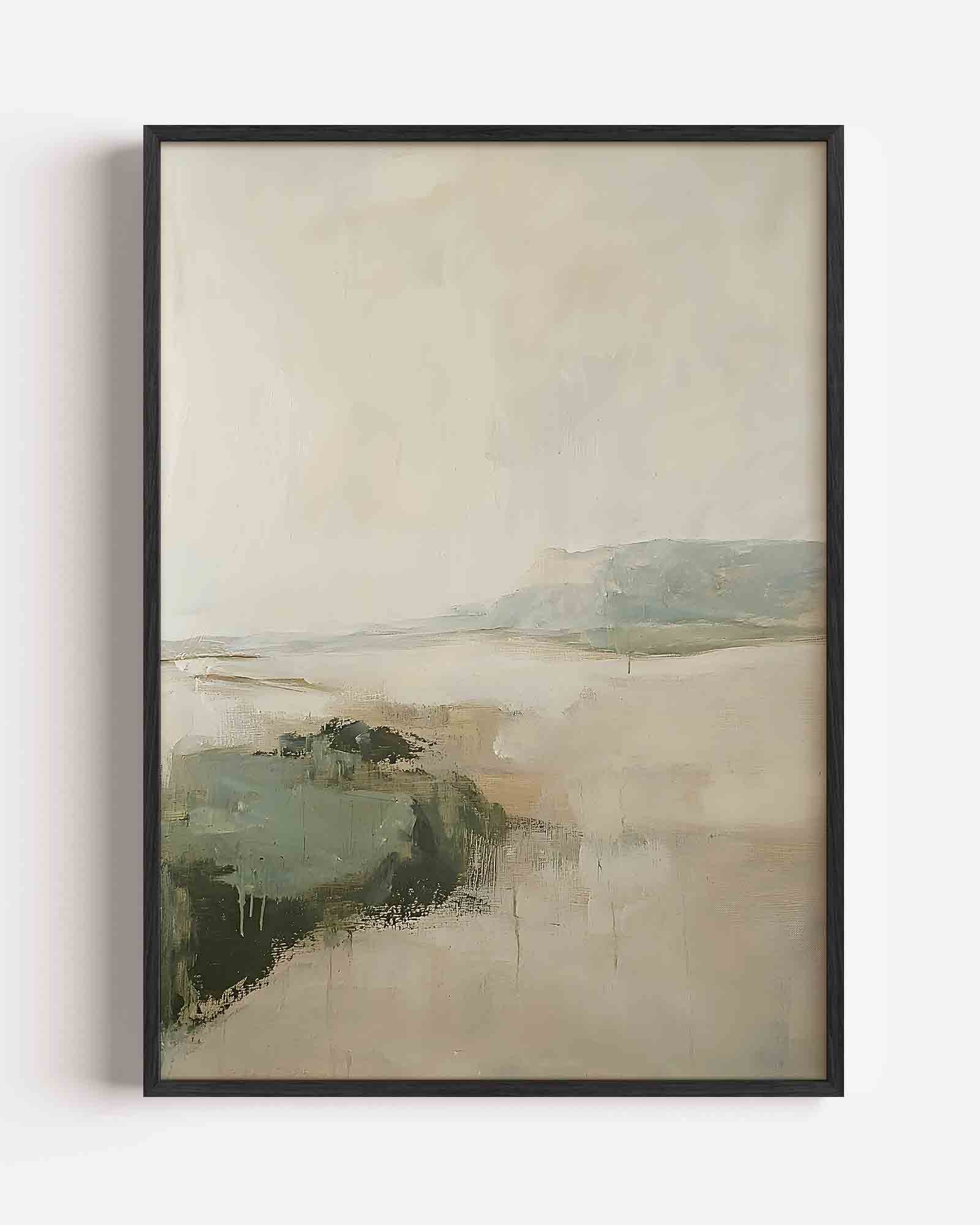 Landschap met zachte tinten Poster