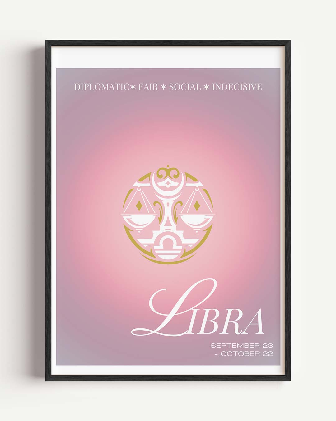 Libra Sterrenbeeld Poster-WallArtistic
