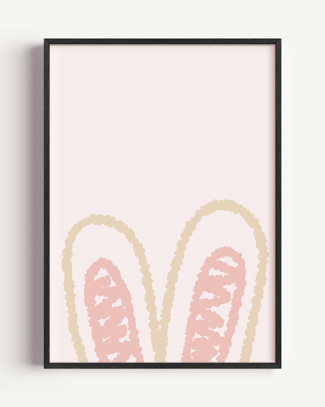 Romantische Bunny Oren Poster-WallArtistic