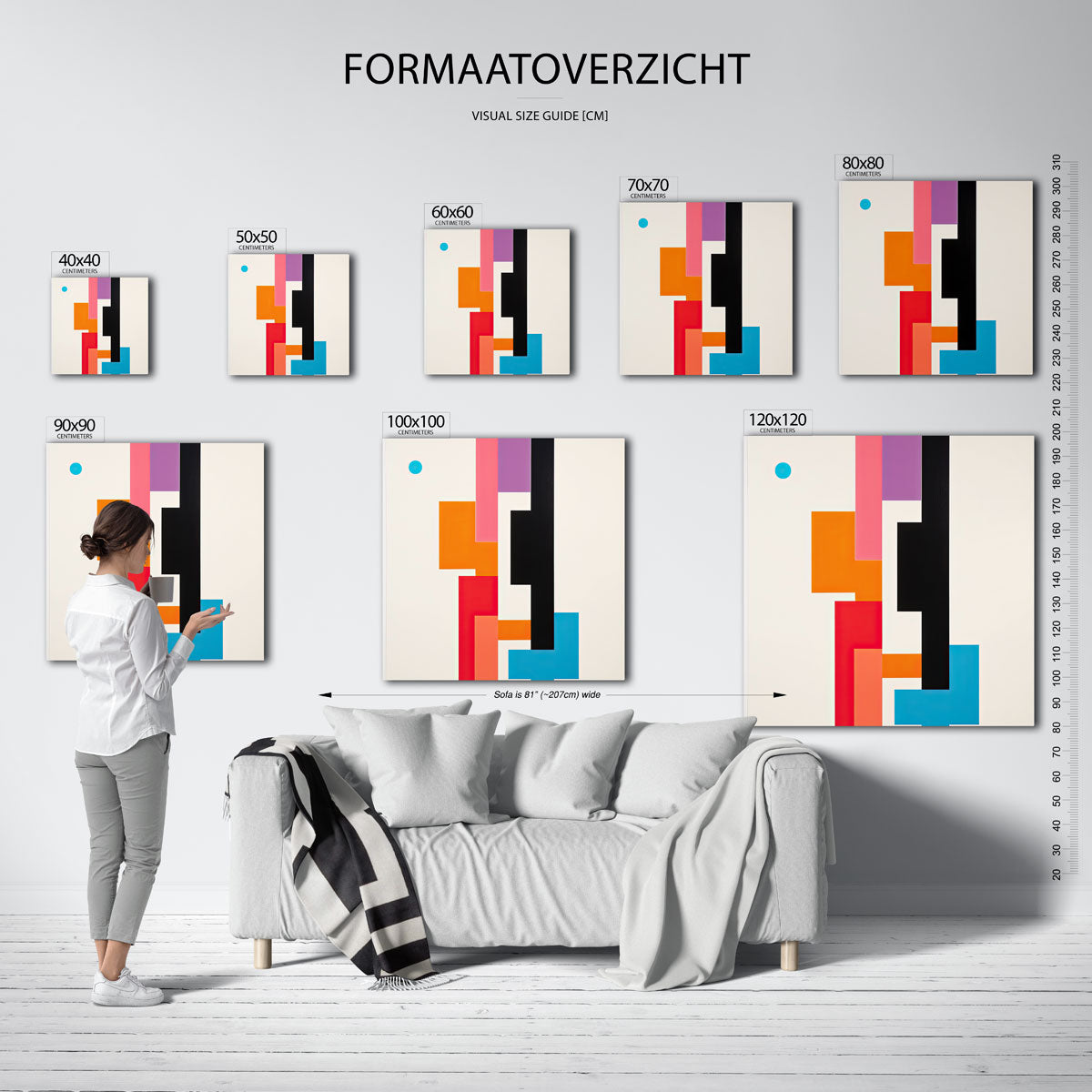 Geometrische vormen Poster